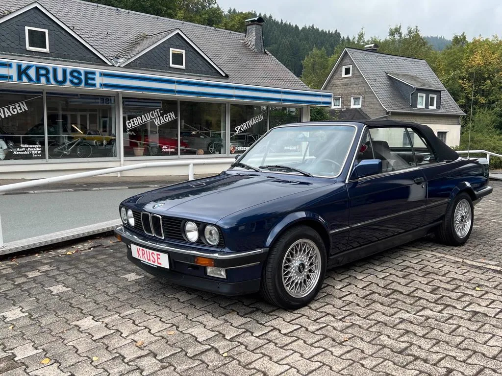 BMW 320i Cabrio H-Zulassung neues Dach Wertgutachten, Erstzulassung 04/1990