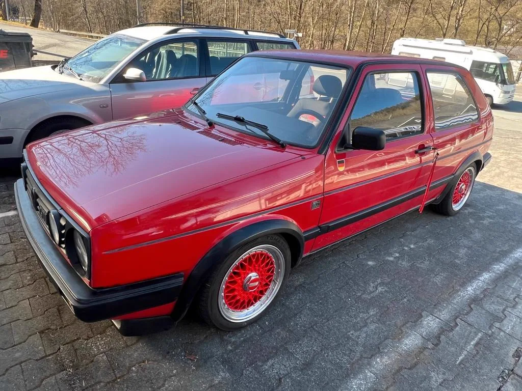 Volkswagen Golf 2 GTI BBS FELGEN TIEFERLEGUNG SCHIEBEDACH, Erstzulassung 06/1989